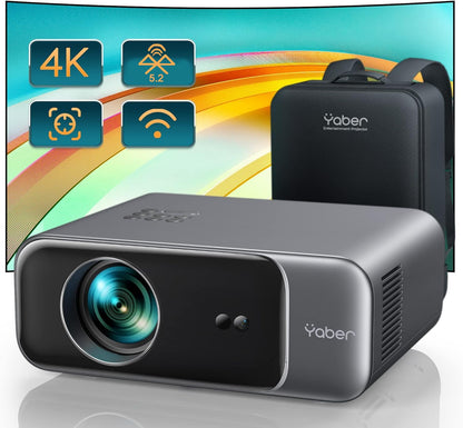 YABER Heimkino Beamer 1080P Full HD – Auto Fokus WiFi 6