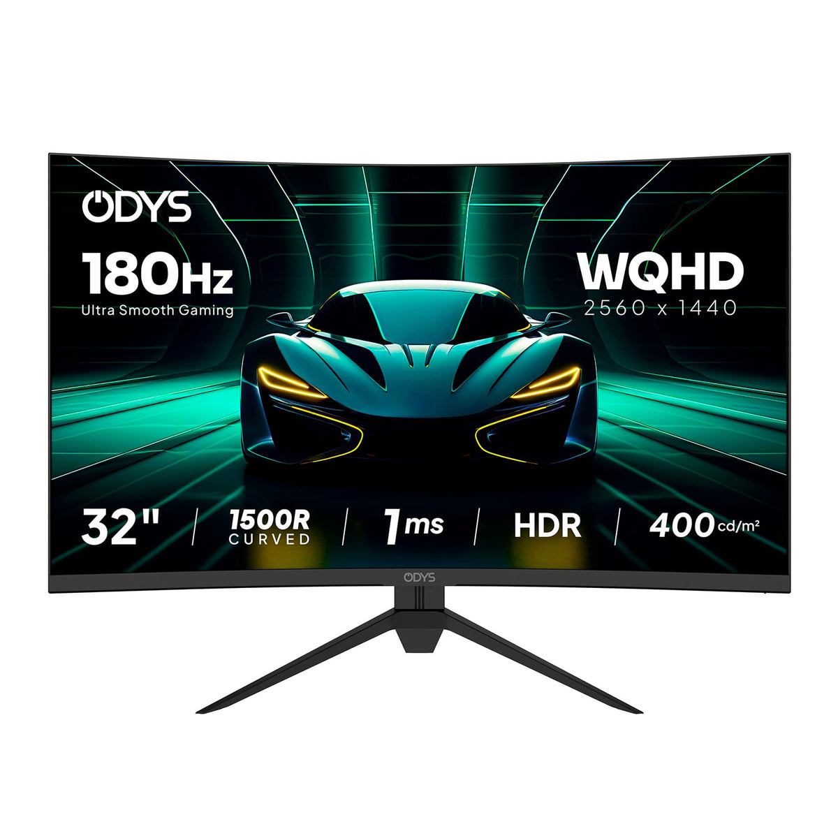 ODYS XP32 PRO-X Curved Gaming Monitor 32 Zoll WQHD 180 Hz