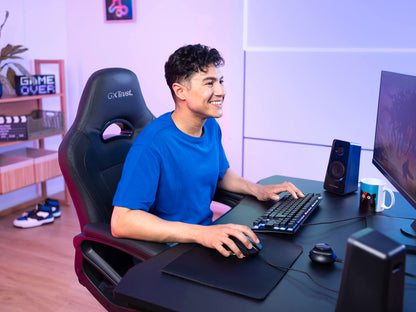 Trust Gaming GXT 38 2.1 Gaming Lautsprechersystem - Schwarz/Rot