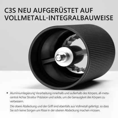 TIMEMORE Chestnut C3S Pro Manuelle Ganzmetall Kaffeemühle – Schwarz