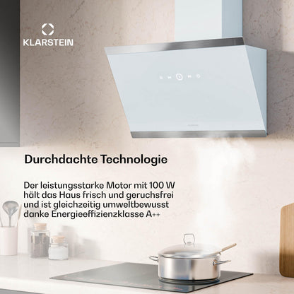 Klarstein FlashLine Kopffreihaube 60cm – Weiss