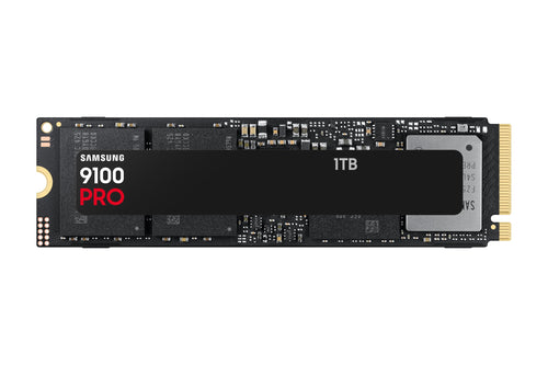 Samsung 9100 PRO NVMe M.2 SSD - 1TB PCIe 5.0 MZ-VAP1T0BW. Schwarzes M.2. Daten PCIe 5.0.