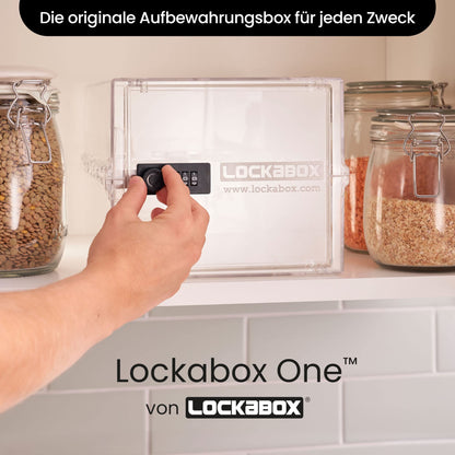 Lockabox One abschliessbare Aufbewahrungsbox mit Zahlenschloss