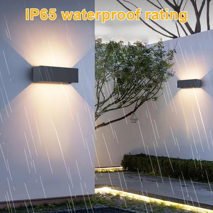 Klighten LED Aussenwandleuchte 30W Anthrazit, Up & Down, IP65