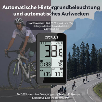 CYCPLUS M3 GPS Fahrradcomputer, ANT+ & Bluetooth, 100 h Akkulaufzeit