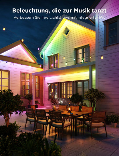Govee LED Strip Outdoor RGBIC 10 m IP65 mit App- und Sprachsteuerung
