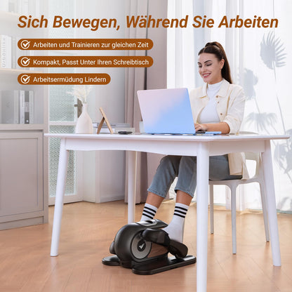 MERACH Mini elektrischer Crosstrainer – Untertisch Ellipsentrainer