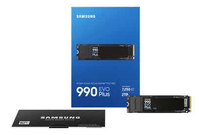 Samsung 990 EVO Plus NVMe M.2 SSD PCIe 4.0/5.0 - 2 TB