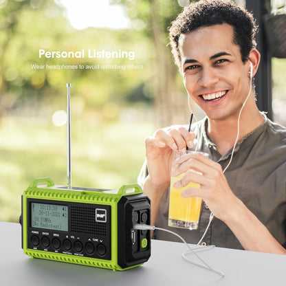 Mesqool CR1009Pro DAB Kurbelradio DAB+/UKW Solar Notfallradio