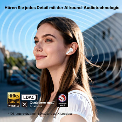 EarFun Air Pro 4+ In-Ear Bluetooth Kopfhörer mit Noise Cancelling