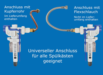 Ersatzteilset für Geberit Unterputz-Spülkasten 10.400, 10.800, UP130