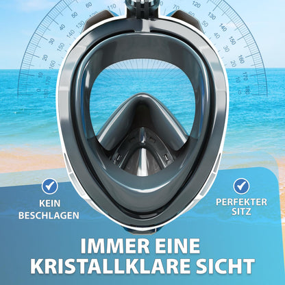 KAIMANA Schnorchelmaske Vollgesichtsmaske für Erwachsene und Kinder