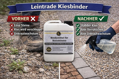 Leintrade Kiesbinder 5 L – wasserdurchlässiger Kiesverfestiger
