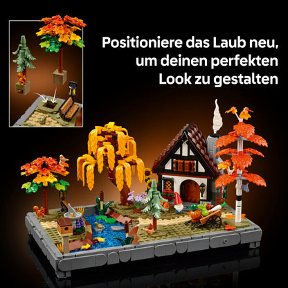 LEGO Icons Herbstlicher Landhausgarten 11372 – Bauset für Erwachsene