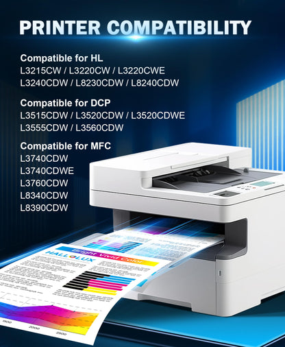 Kompatibel für Brother TN-248XL Toner 4er-Pack CMYK