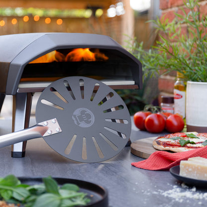 Chef Pomodoro Pizzaschieber Aluminium mit Buchenholzgriff, 120 cm