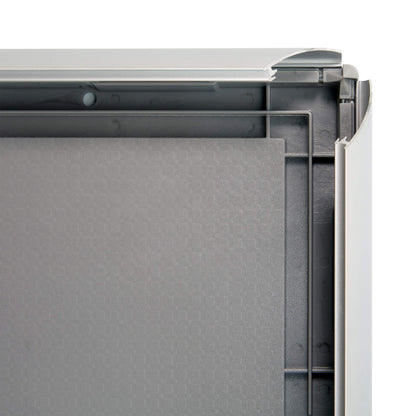 DISPLAY SALES Klapprahmen DIN A4 Silber 25mm Profil 10er Set