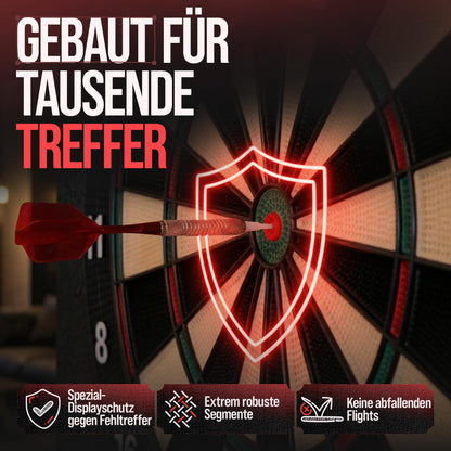 BULL CRAFT Elektronische Dartscheibe – Softdartboard Komplettset