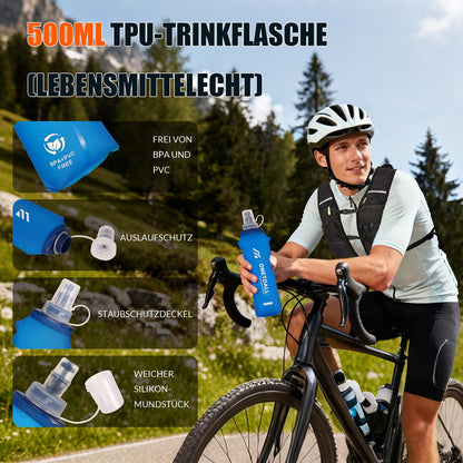 ONETOALL Laufweste mit Trinkblase 2L, ultraleichter Laufrucksack