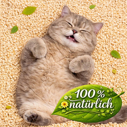 GreenCat Naturklumpstreu Katzenstreu 8 x 12 L (96 L)
