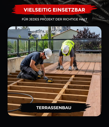 SCREW REBEL Terrassenschraube ST-FIX Edelstahl C1 5 x 70 mm 500 Stück