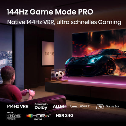Hisense 43E7Q PRO Fernseher - 43 Zoll 4K UHD QLED Smart TV