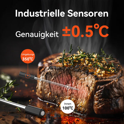 Meatmeet Pro Fleischthermometer kabellos mit WLAN und Bluetooth