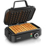 Arendo Doppel-Waffeleisen für belgische Waffeln, 1200 Watt mit Drehregler und Kontrollleuchten