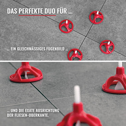 Nivilli Spinny Tabs Gewindelaschen 5 mm, 700 Stück - Nivelliersystem