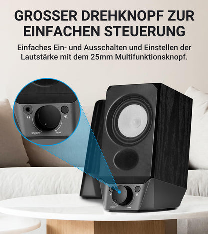 Edifier R19BT 2.0 Bluetooth PC Lautsprecher – Schwarz