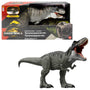 Mattel Jurassic World Riesendino T-Rex Actionfigur JGB52, eine bipedale, grünbraune Kunststoff-Spielfigur. Ermöglicht das Nachstellen von Jurassic World Szenen.
