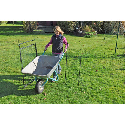 VOSS.farming Elektrifizierbare Weidezaunnetz Tür, 125cm x 86cm