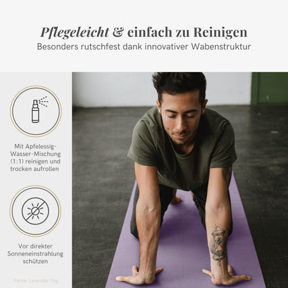 Lotuscrafts MUDRA Yogamatte, rutschfest, 183 x 61 cm, 5 mm