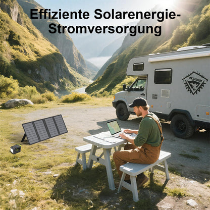 MHPOWOS 60W Faltbares Outdoor Solarpanel Ladegerät