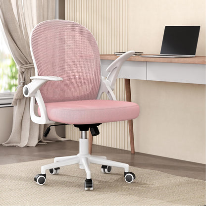naspaluro Ergonomischer Netz-Schreibtischstuhl – Rosa