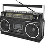 CTDZLED BT-555 Kassettenspieler mit Bluetooth, Radio und USB sowie Tragegriff