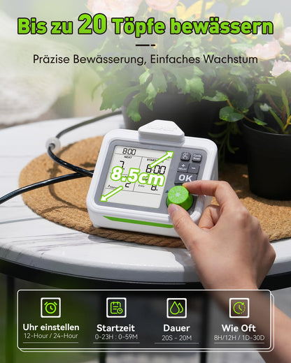 RAINPOINT Automatisches Bewässerungssystem für 20 Zimmerpflanzen