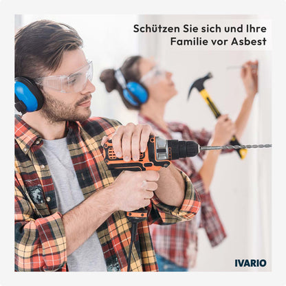 IVARIO Asbest-Test mit Laboranalyse für Baumaterialien und KMF