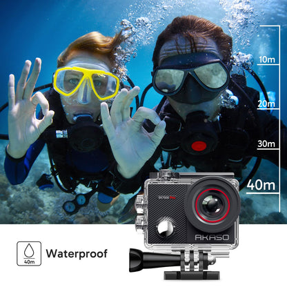 AKASO EK7000 Pro Action Cam 4K, wasserdicht bis 40 m, 128 GB