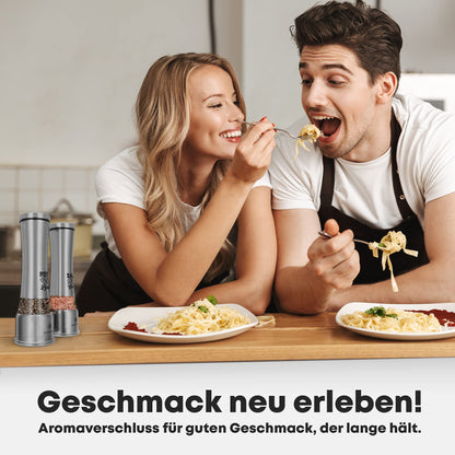 BUTLERBELL Salz- und Pfeffermühle Set mit Keramikmahlwerk