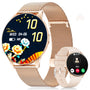 LIGE FV21 Smartwatch Damen mit AMOLED-Display, Roségold