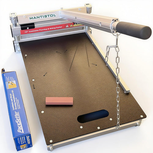 MantisTol MC-330 Laminatschneider 330 mm mit Verlegeset, ausziehbarer Griff und Wolframstahlklinge