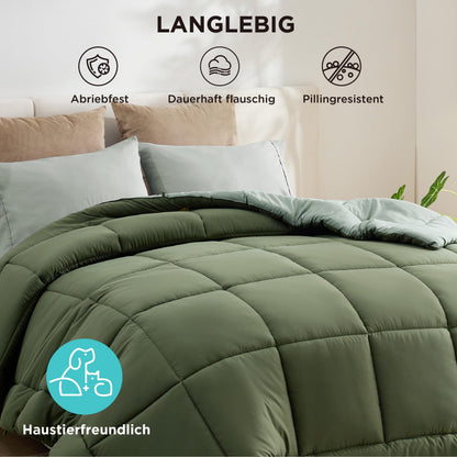 BEDSURE Bettdecke 155x220 cm Ganzjahresdecke für Allergiker