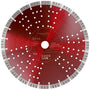 PRODIAMANT Turbo Diamant-Trennscheibe Beton 350x30mm. Runde Metallscheibe mit Turbo-Segmentierung zum Trennen von Beton.