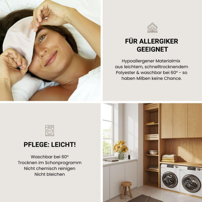 Schiesser Hygge Ganzjahresbettdecke - 155x220cm | Für Allergiker
