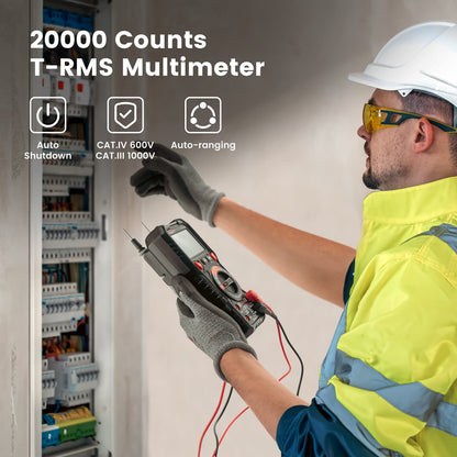 KAIWEETS HT118E Digital Multimeter True RMS Auto-Range 20000 Counts