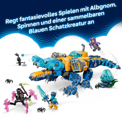 LEGO DREAMZzz 71512 Krokodil-U-Boot 2in1 Bauset mit Minifiguren
