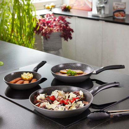 STONELINE Ceramic Pfannenset 3-teilig - Induktion 20/24/28 cm