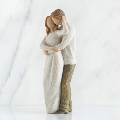 Willow Tree Together Figur – handbemalte Skulptur aus Kunstharz, 23 cm