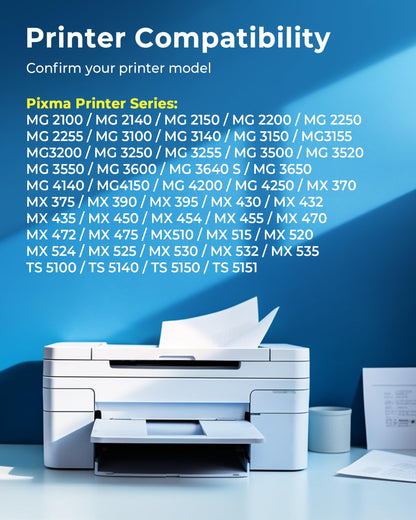 ECHALLENGE PG-540 XL / CL-541 XL Druckerpatronen für Canon Pixma